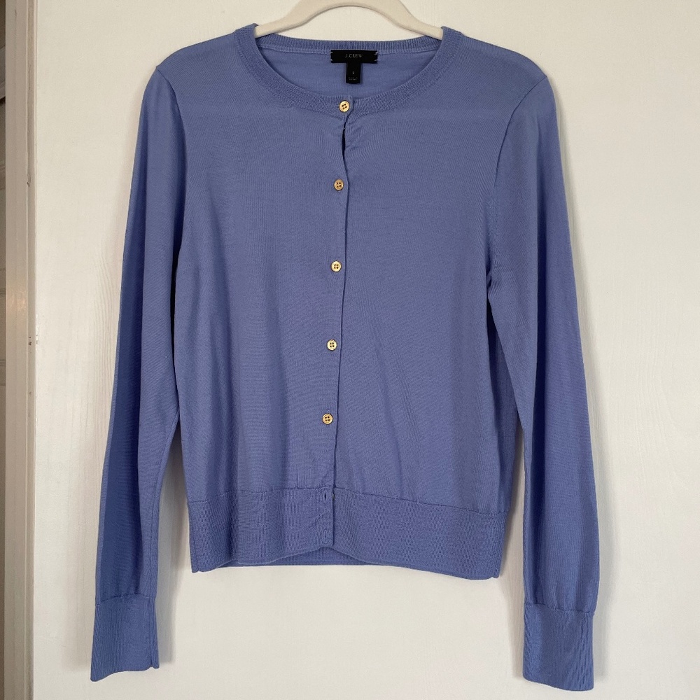 J. Crew Merino Wool Jackie Cardigan, EUC, Large